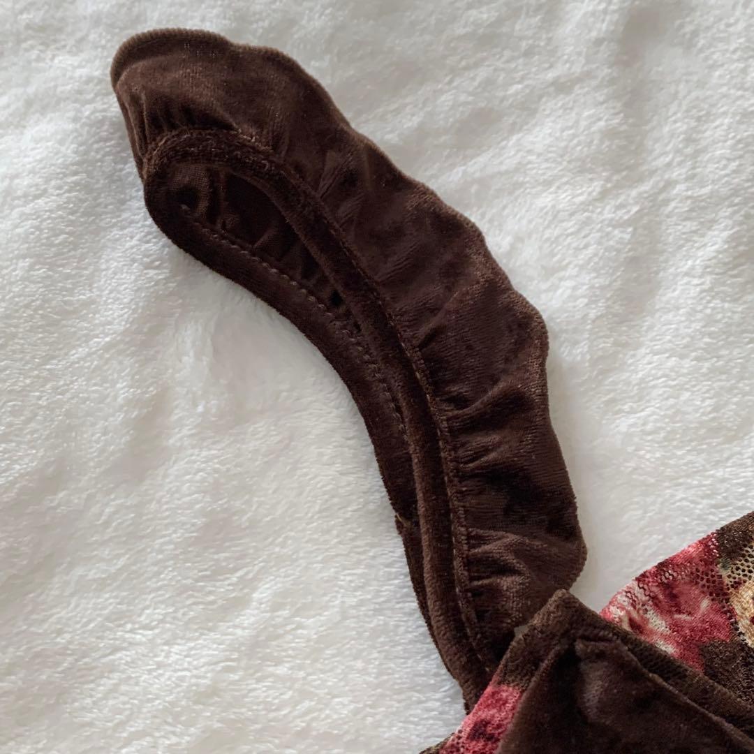 LIZ LISA 00’s 花柄　ベロアチャニック