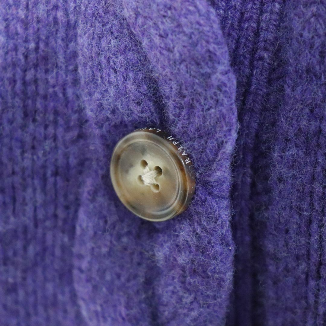 現行 POLO LALPH LAUREN 太ケーブルニット　カシミヤ混　　XL