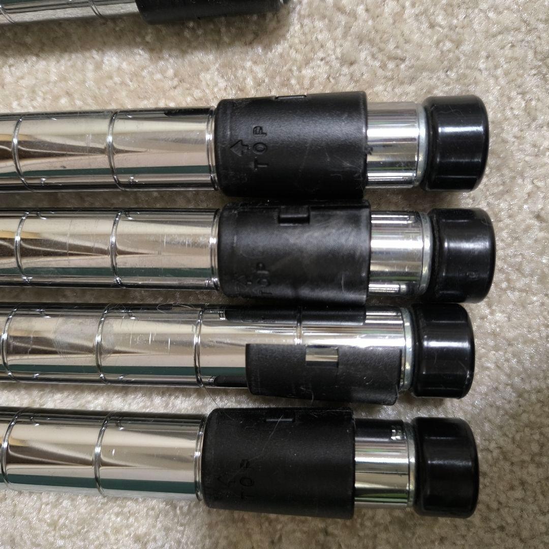 【幅90cm】スチールラック 5段 シルバー 棚板1枚追加済み　値引き交渉可