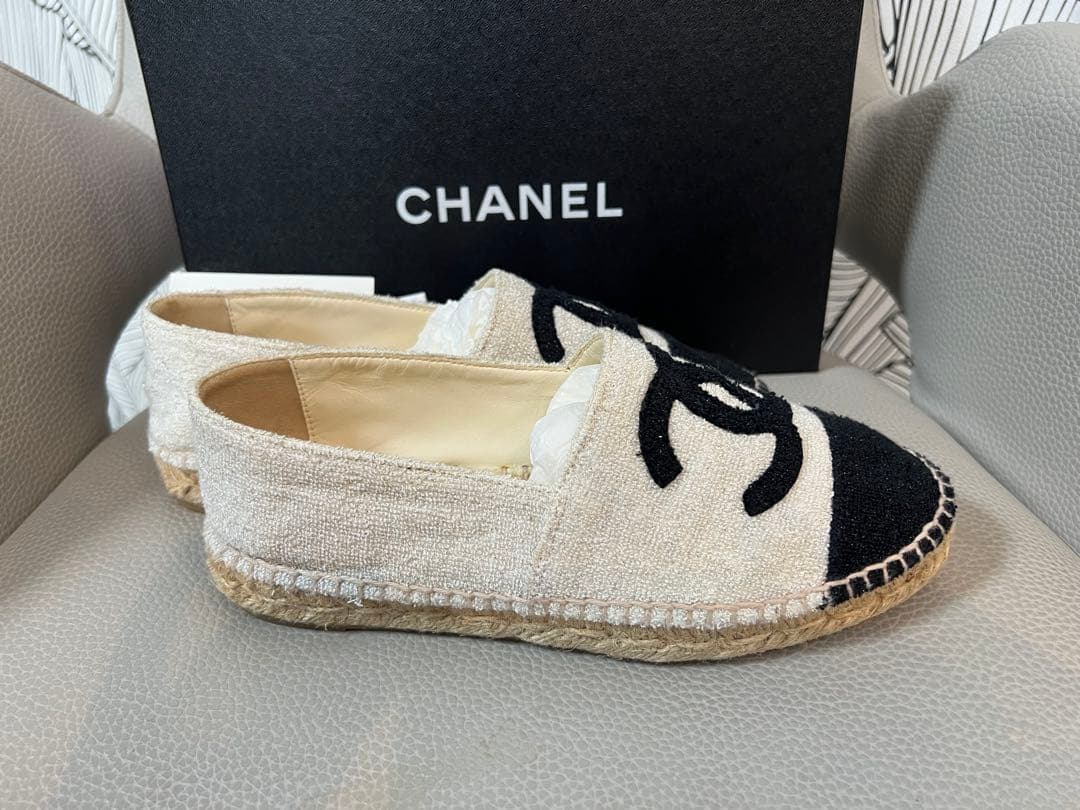 【美品】CHANEL シャネル エスパドリーユ