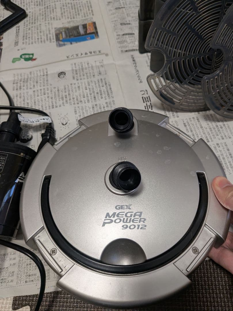 メガパワー9012　約1年半使用（今年モーター交換済）新品ホース付