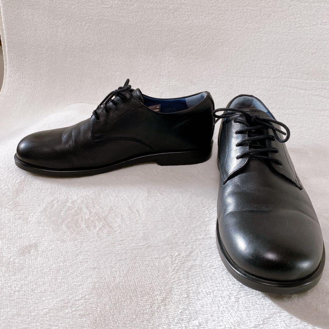 美品　ビルケンシュトック　ジャレン　28cm　43　ブラック　革靴　プレーントゥ