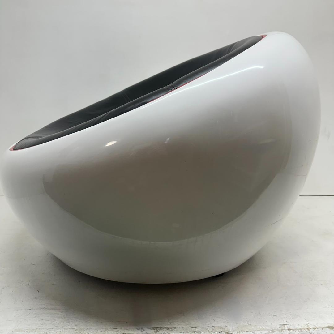 ボールチェア 本革 1人掛け 球体 インテリア