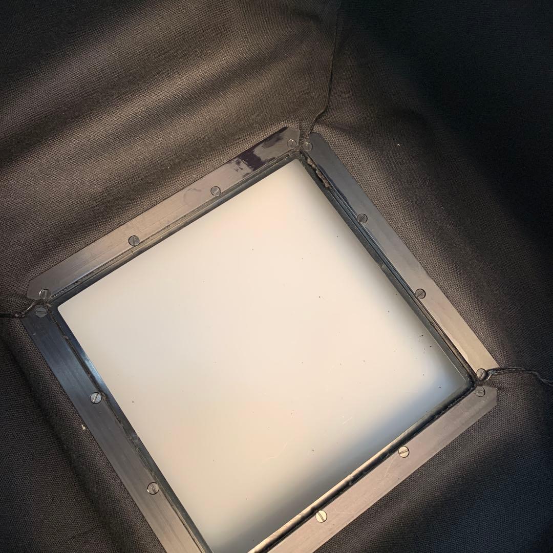 Sinar 5×7スクリーンバック ピントグラス枠 Cタイプ 広角蛇腹つき