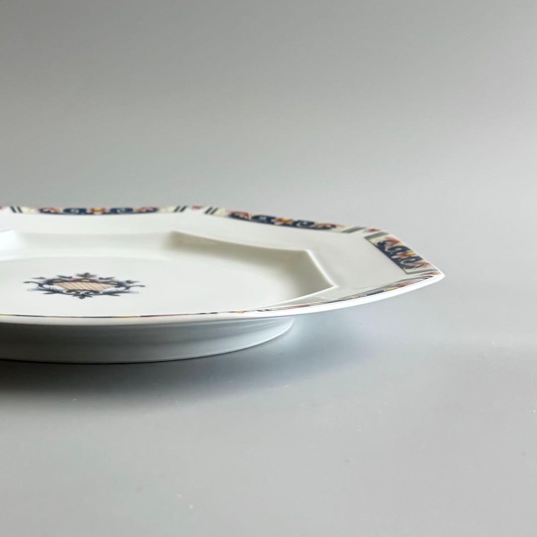 フランス名窯　リモージュ×ジャポニズム　シャスタニエ　八角プレート　【未使用】