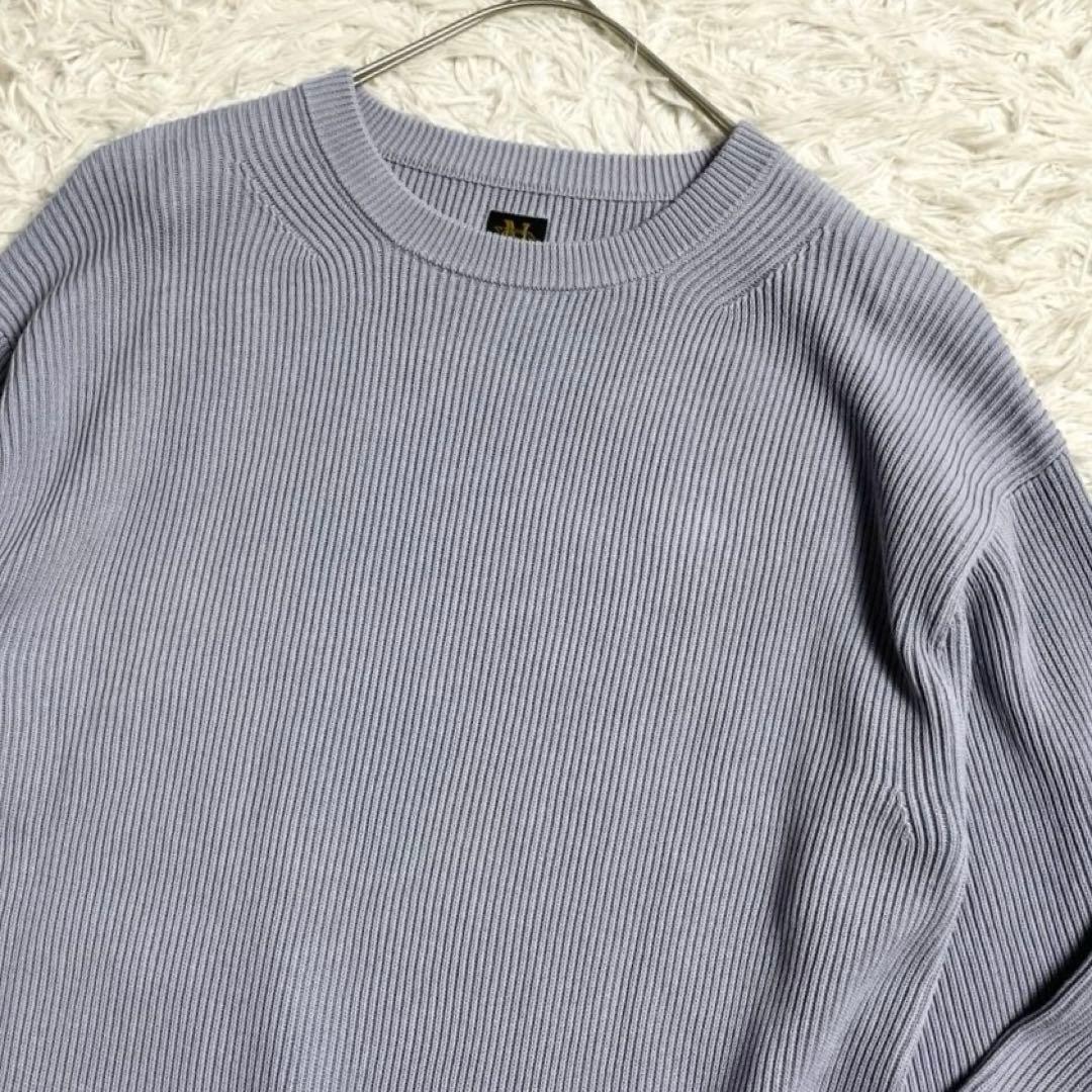 トップス BATONER SIGNATURE COTTON CREW NECK KNIT