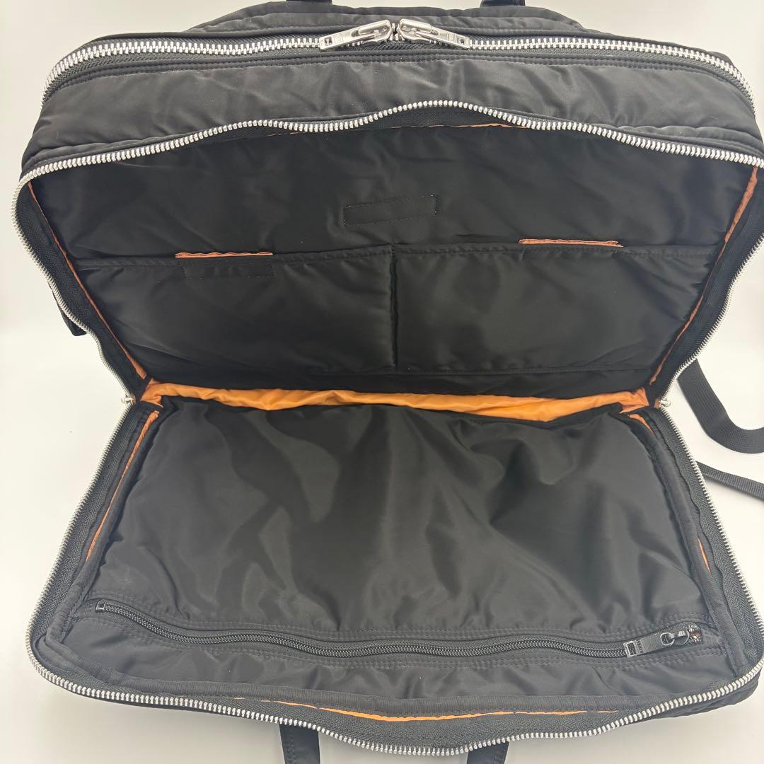 ポーター タンカー 3way ブリーフケース リュック 2層 黒 ナイロン A4