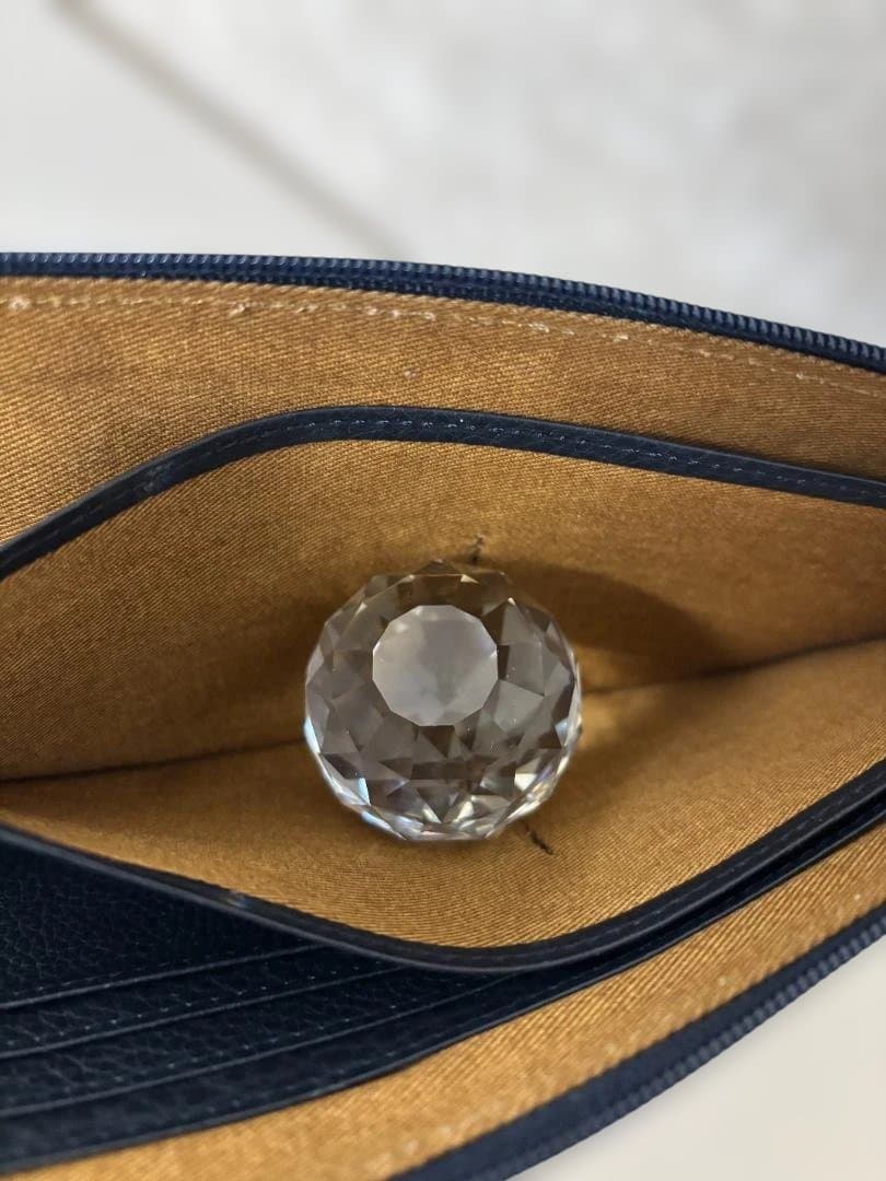 ★極美品★ATAO アタオ limo リモパイソン L字長財布 ネイビー☆