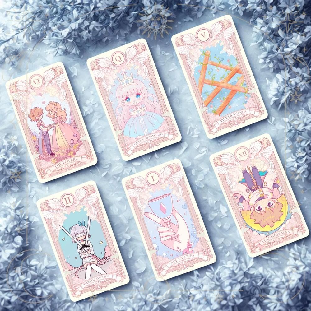 【正規品タロットカード】魔法少女の世界観✨ゆめ可愛い＆パステルファンタジーデッキ
