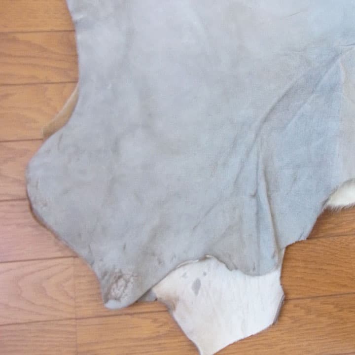 カウラグ 牛革 天然 レザー マット カーペット ラグマット