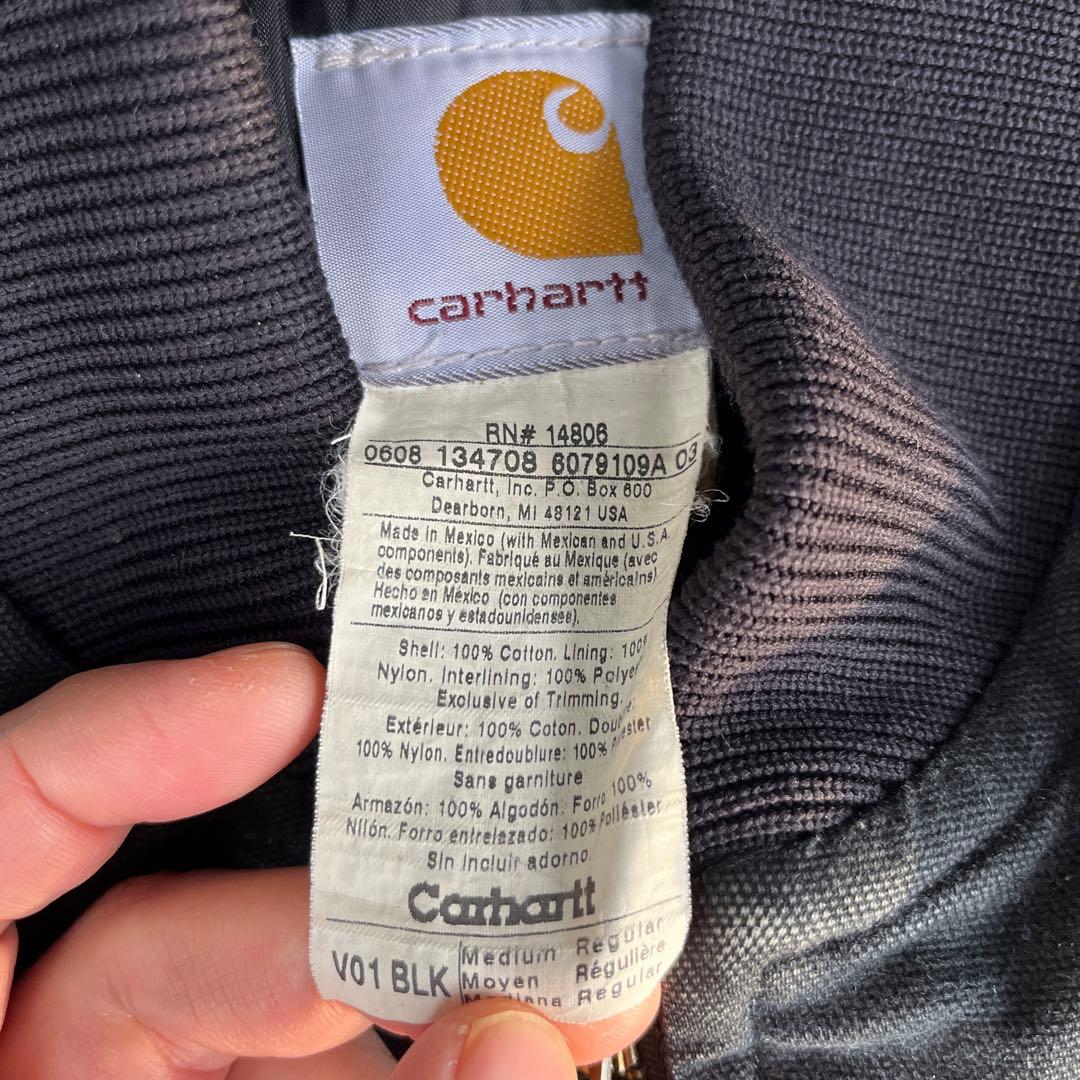 カーハート ダックベスト ブラックフェード USA MEXICO vo1