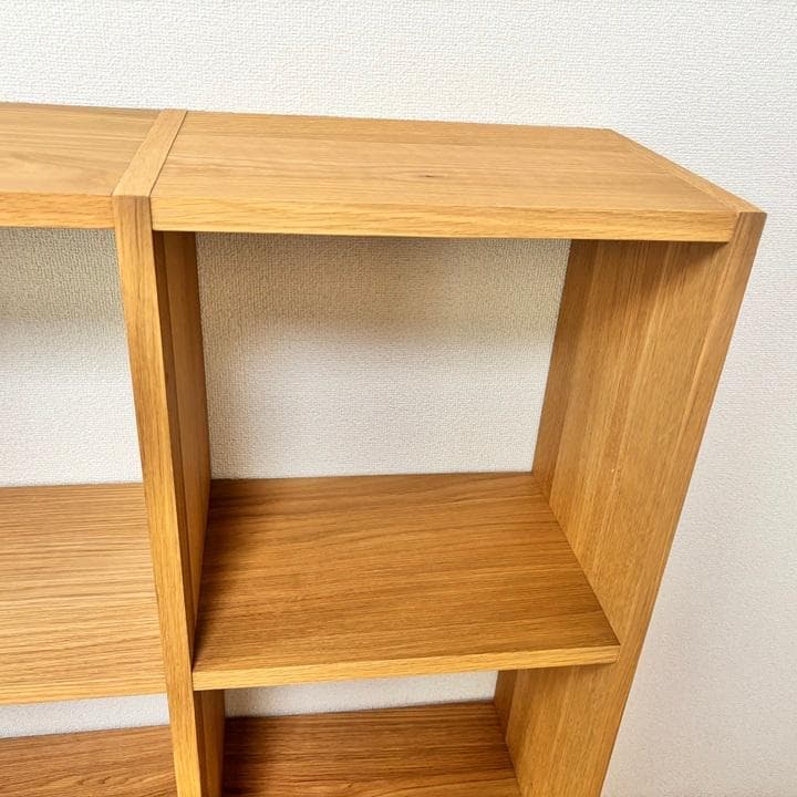 無印良品 スタッキングシェルフセット・３段×２列・オーク材