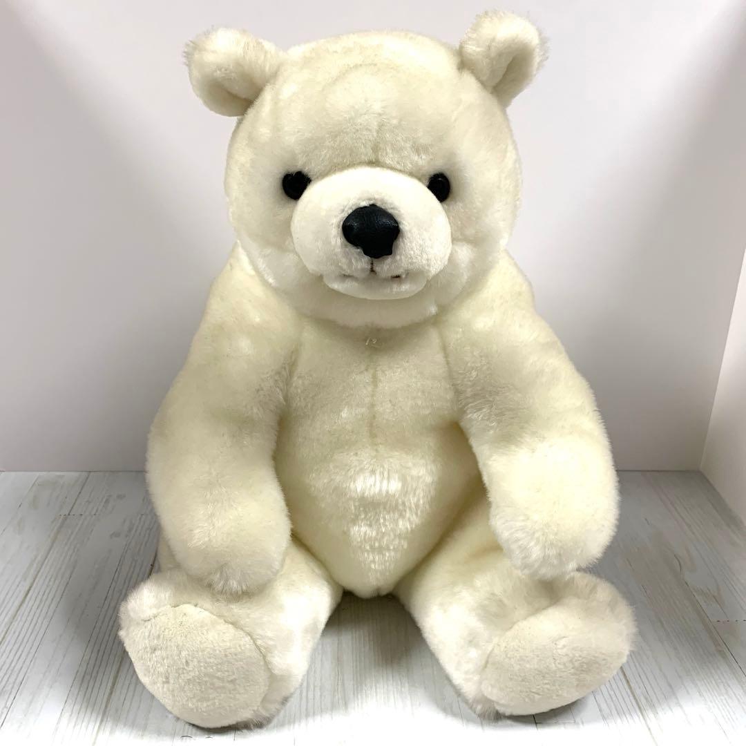NK☆ レトロ　白くま　ベア　ぬいぐるみ