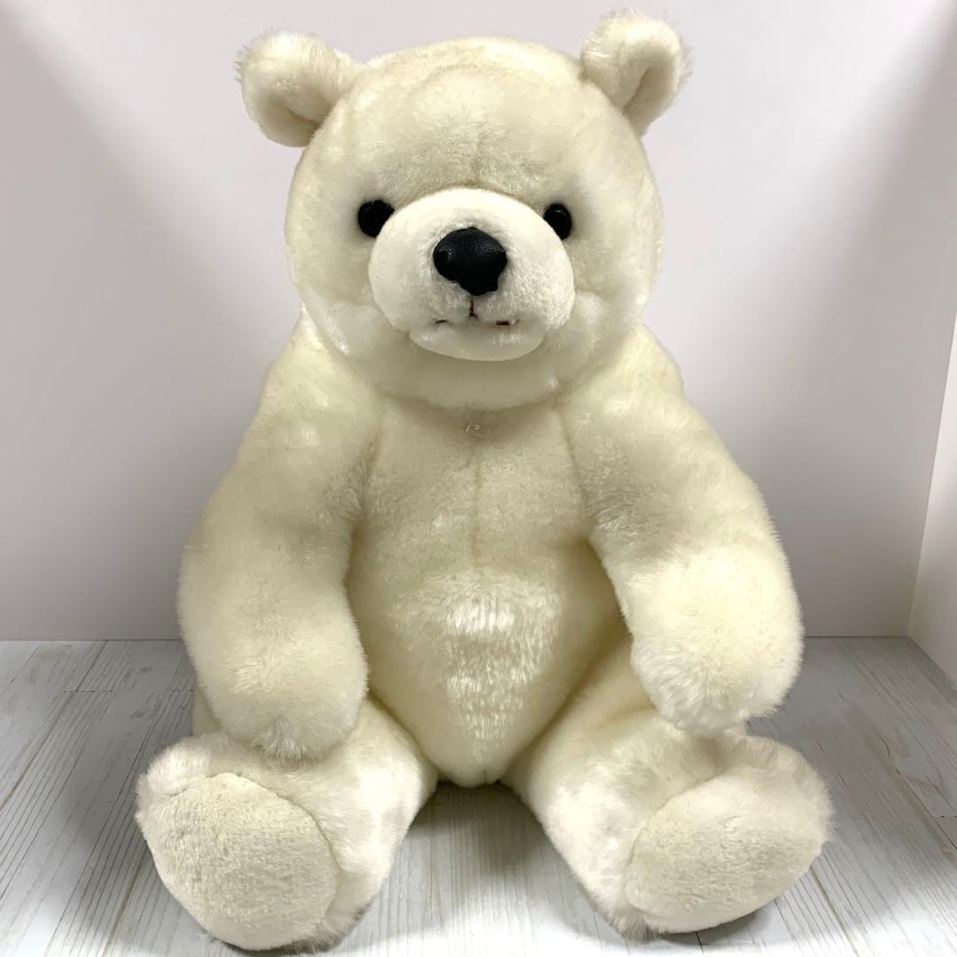 NK☆ レトロ　白くま　ベア　ぬいぐるみ