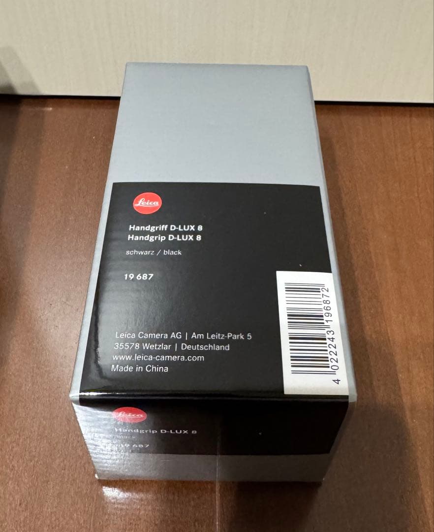 ライカ LEICA D-LUX8 Black 新品未開封 ハンドグリップ 他付き
