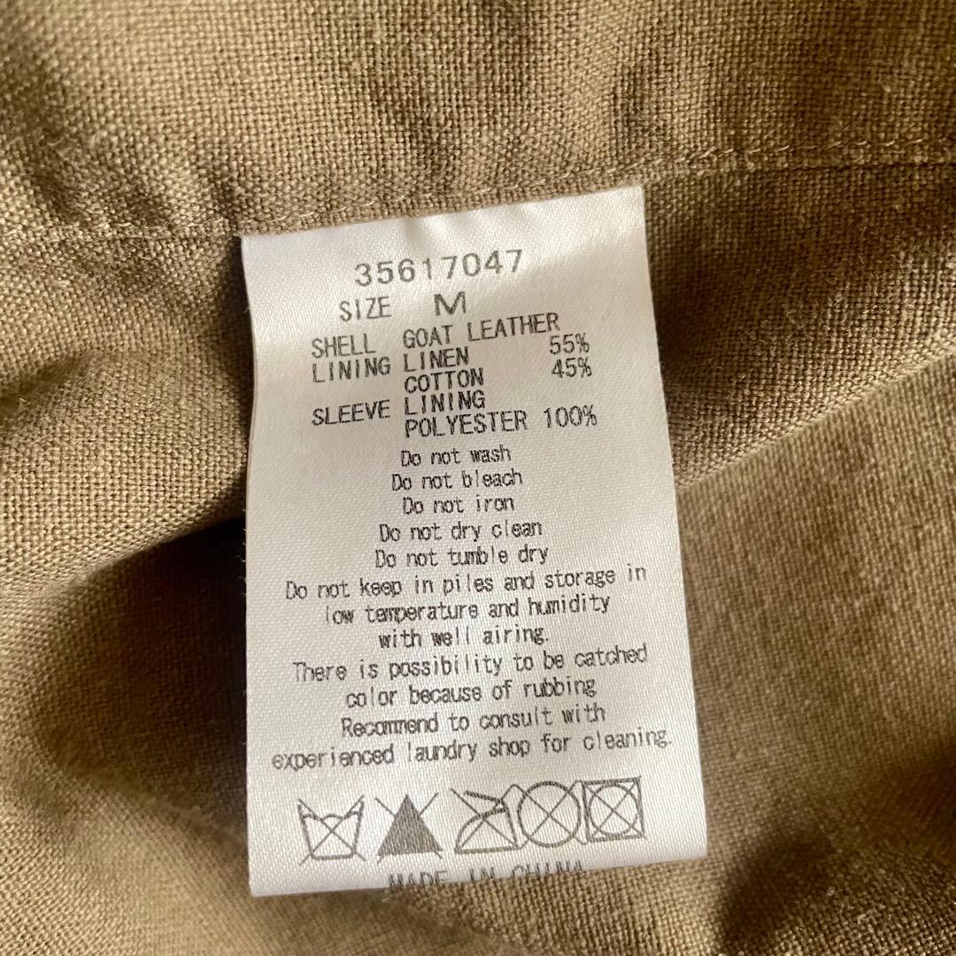 ゴア ビッグフードゴートレザージャケット Mサイズ