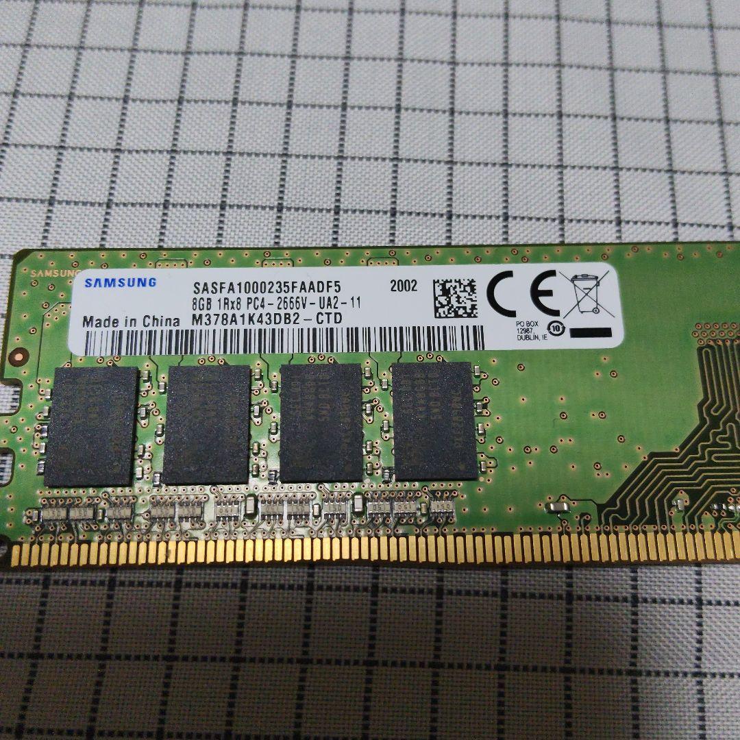 Samsung 16GB(8GB×2) DDR4 メモリー PC4-25600