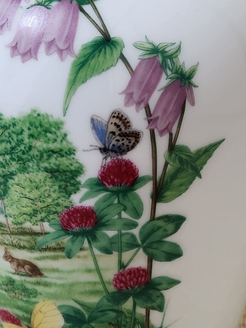 大倉陶園　高原の初夏　1984年 限定版高級磁　花瓶