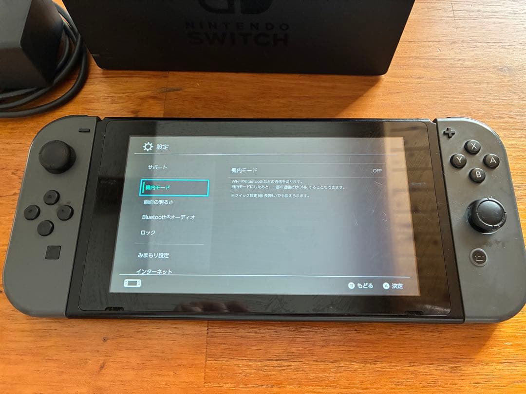 Nintendo Switch 本体 ブラック ※joycon動作不良あり