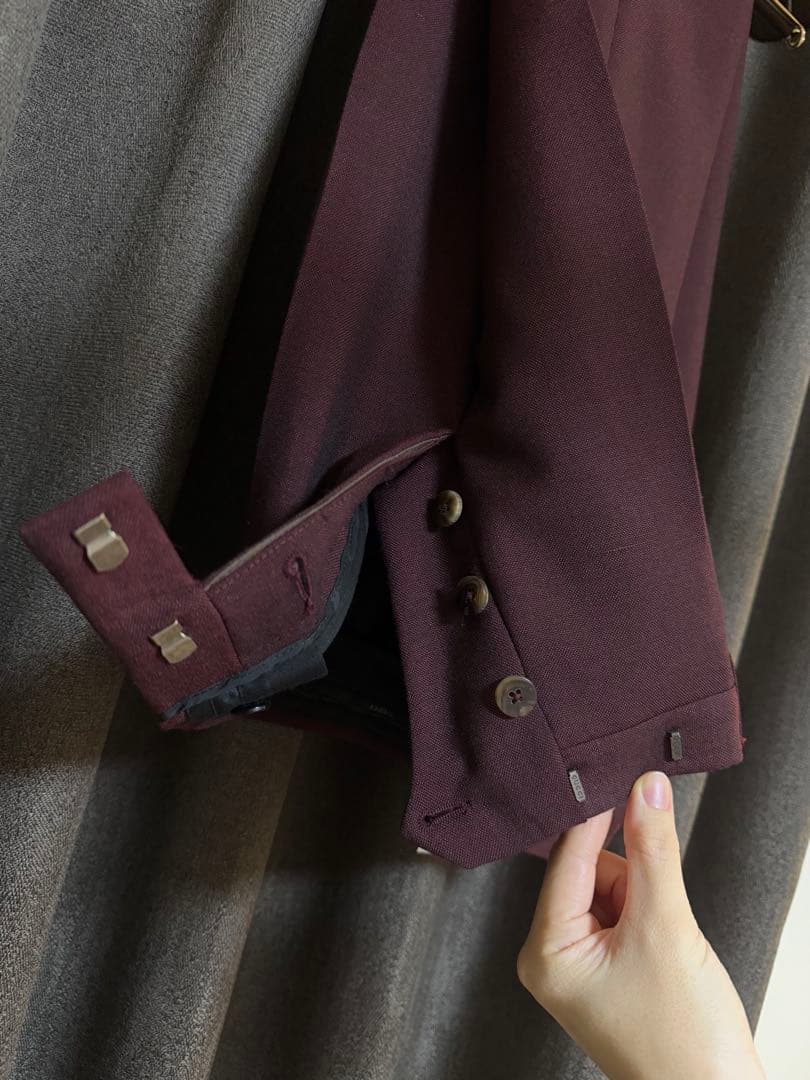 【GUCCI 】メンズ スーツ赤(上下) 美品