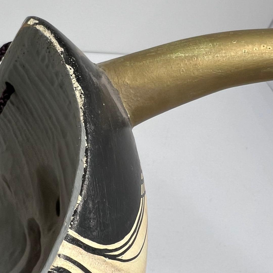 木彫り　般若　能面　h約25.5cm 東K7-1217③