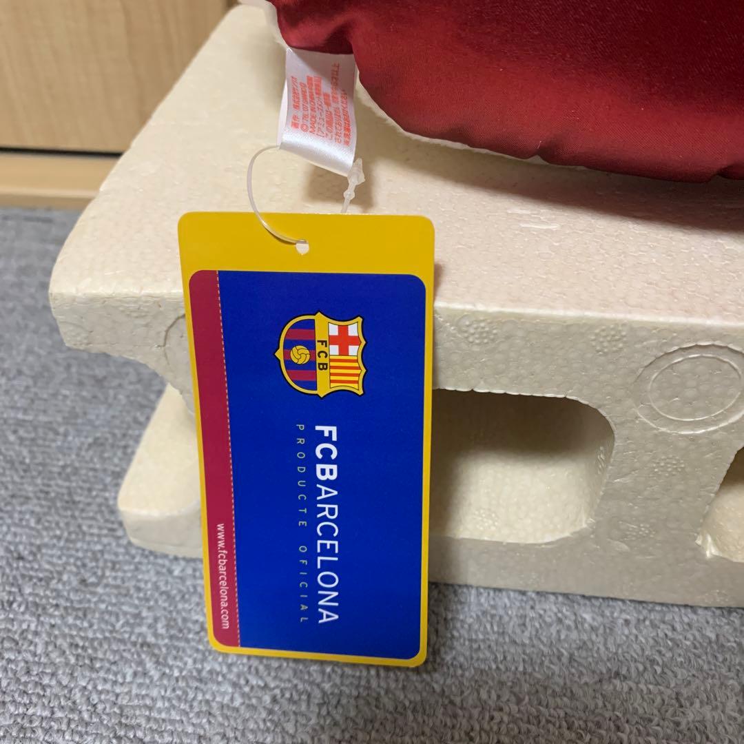 【激レア】FCバルセロナ × ハローキティ キティちゃん フェイス型クッション