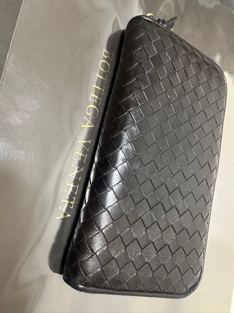 【付属品付】ボッテガヴェネタ ラウンドファスナー/ラム/黒/3️⃣✨✨✨