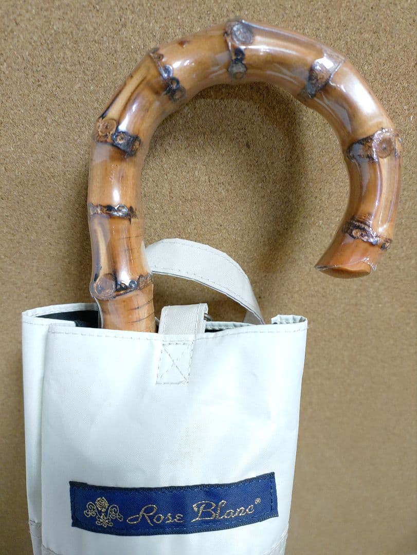 282☆ 未使用 ロサブラン 日傘 完全遮光 晴雨兼用 2段折りたたみ傘