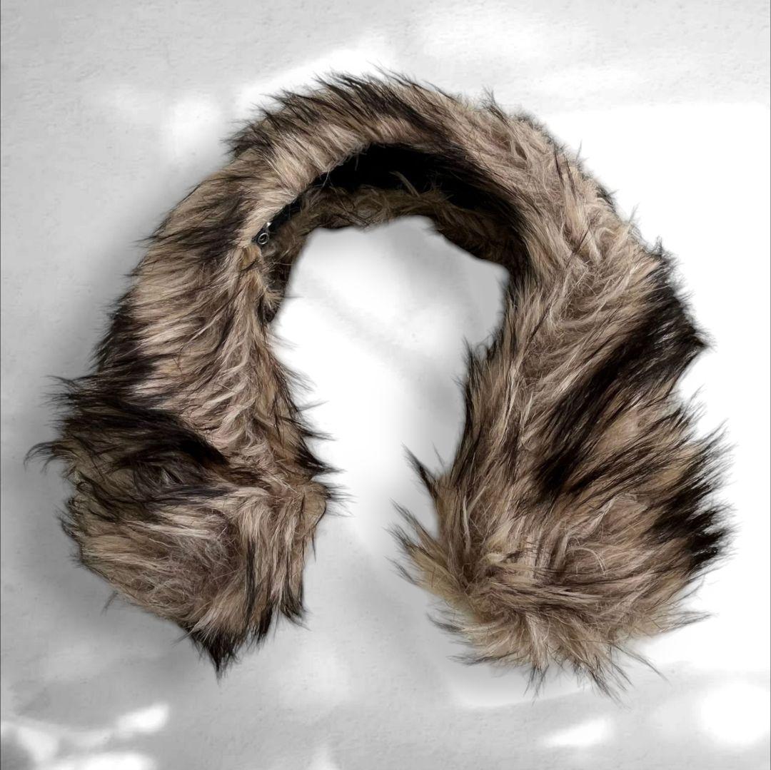 【現行】ポロラルフローレン　ファー付きジャケット　現行モデル　160 美品　黒