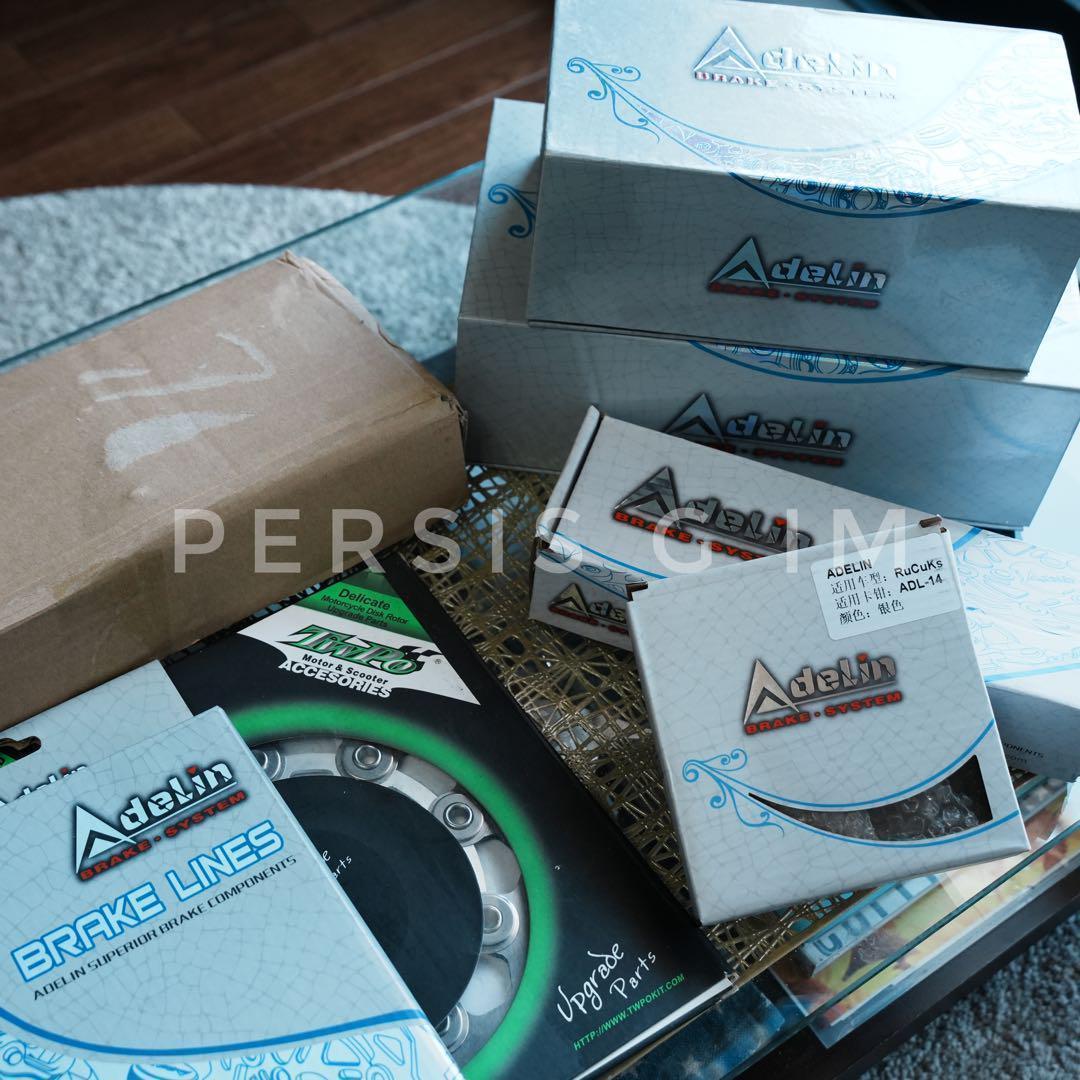 ズーマー フロントディスク化キット 全セット シルバー ruckus スクーピー