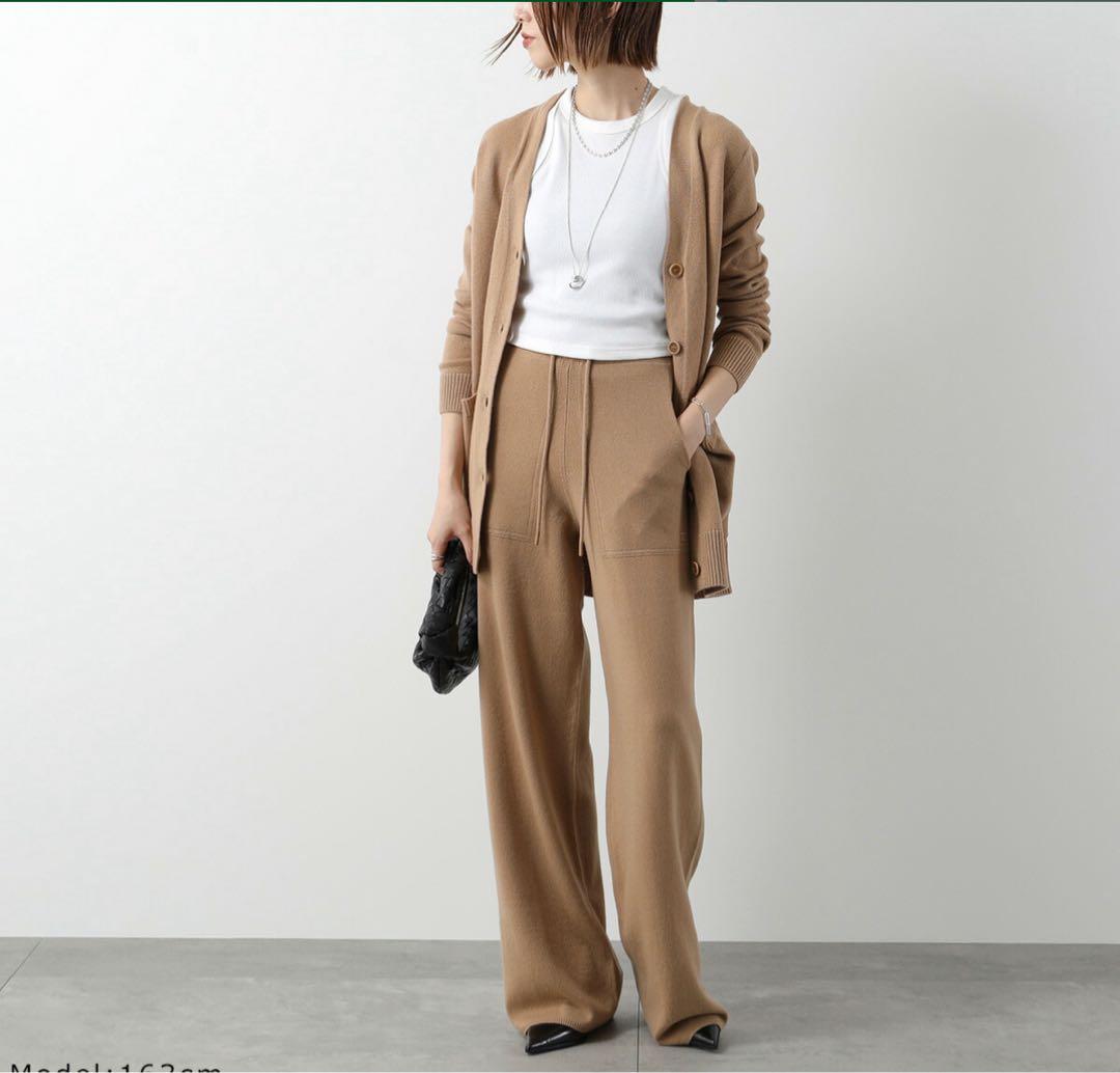 新品MAX MARA マックスマーラ カーディガン1951 キャメル L