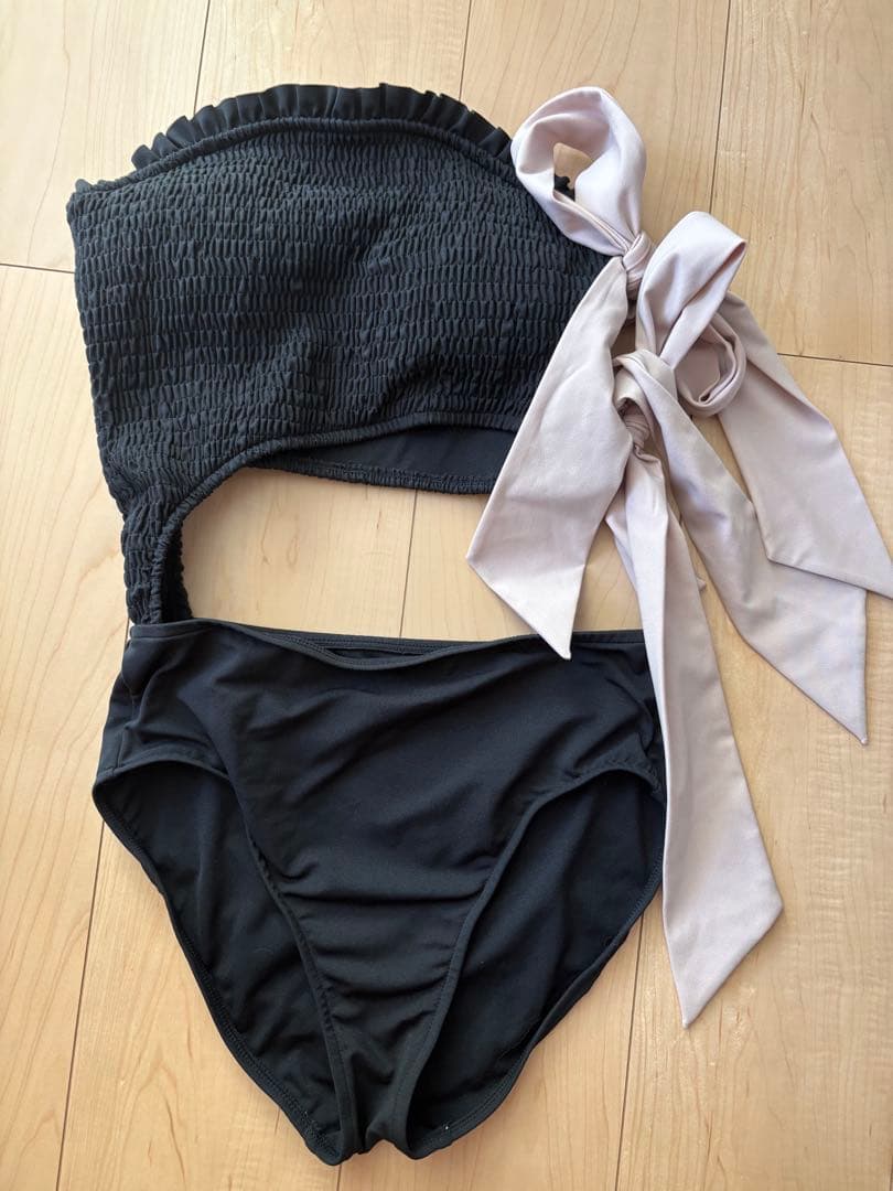 ★美品★herlipto 水着 Double Bow One Piece M