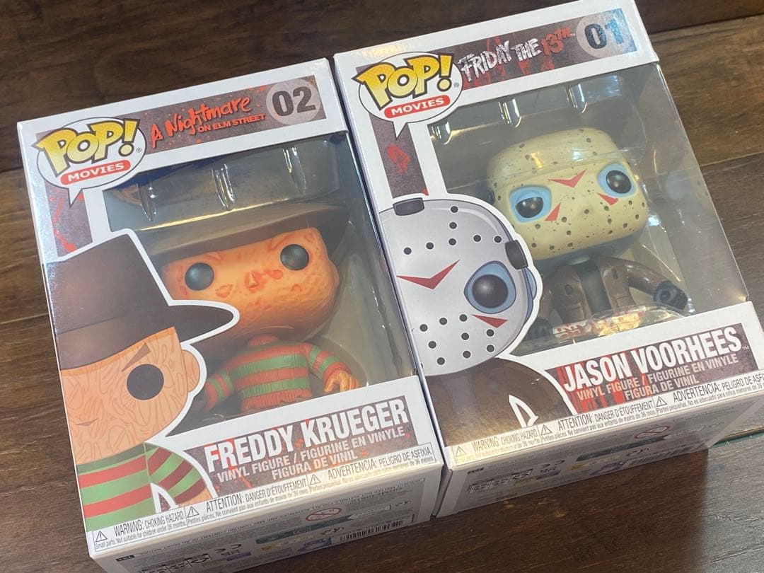 ホラー映画　ジェイソン　フレディー　2体セット　フィギュア