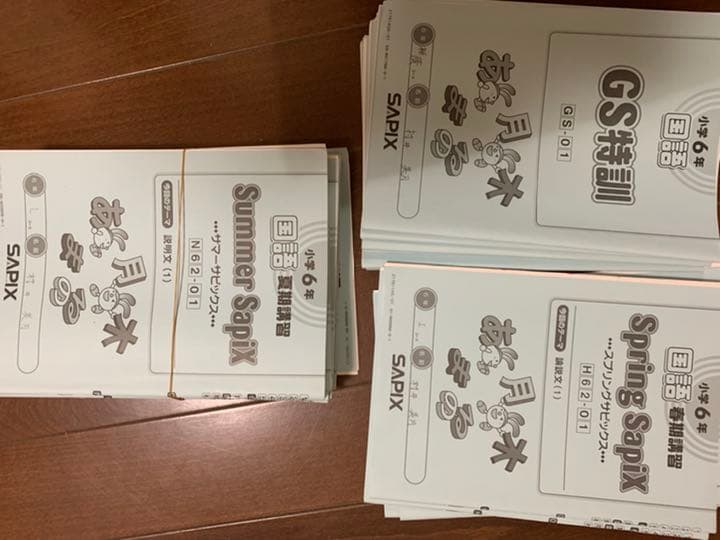 入手困難☆希少☆ SAPIX 6  2018年度フルセット　その1