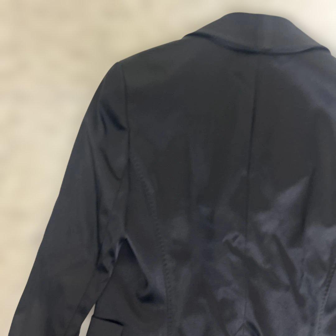 【未使用】theory セオリー テーラードジャケット 光沢　ストレッチ　黒