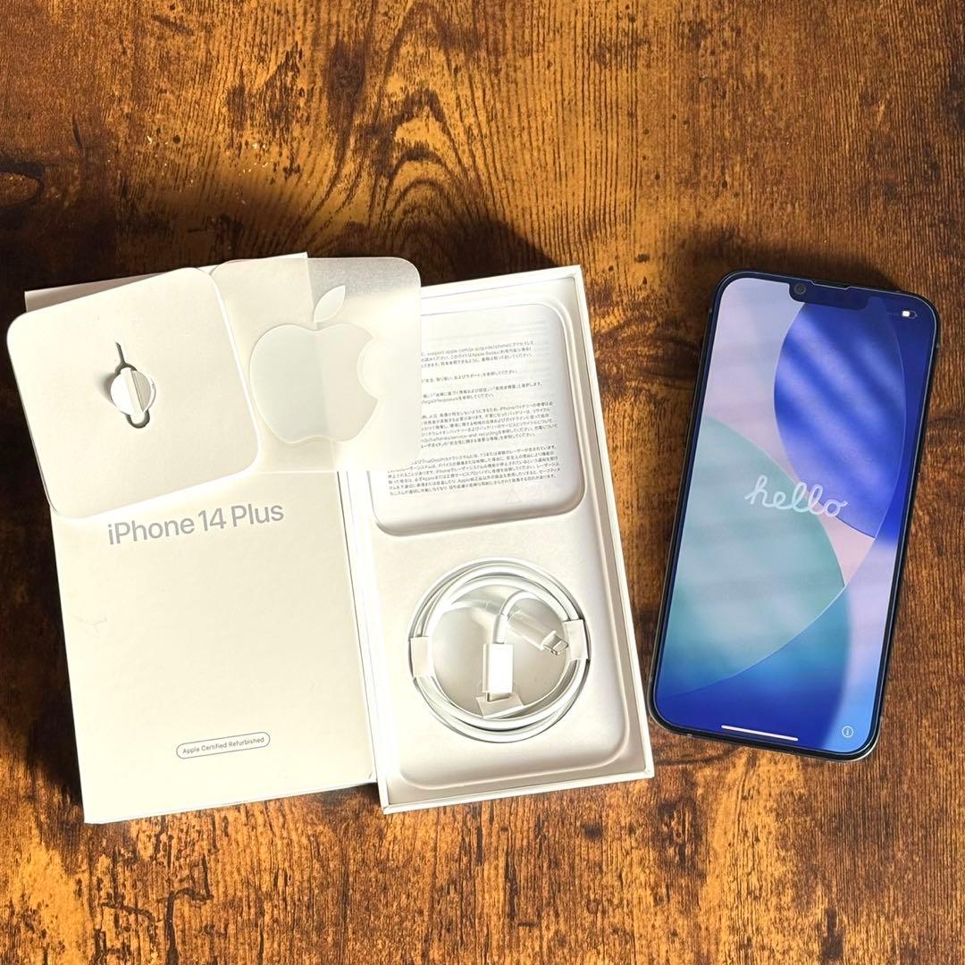美品 Apple iPhone 14 Plus 256GB SIMフリー