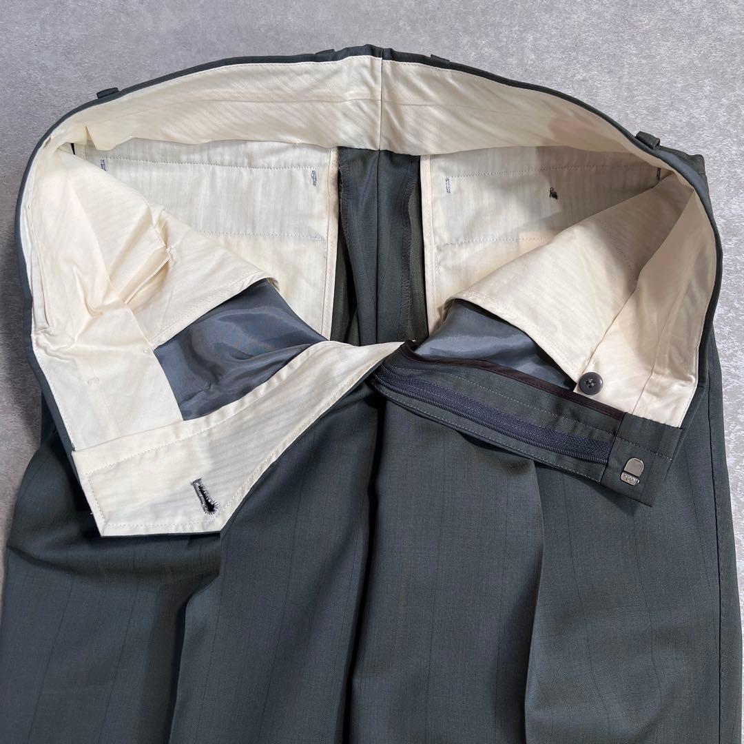 【極美品】90sヴィンテージ ジバンシィ ダブルスーツセットアップ グレー A6