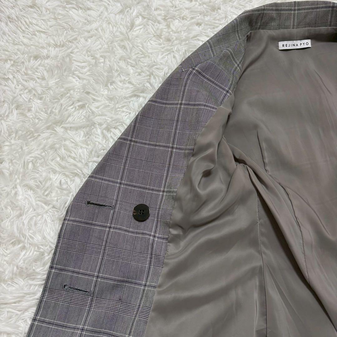 ◎極美品 レジーナピョー NICOLE JACKET M相当ブラックチェック 1