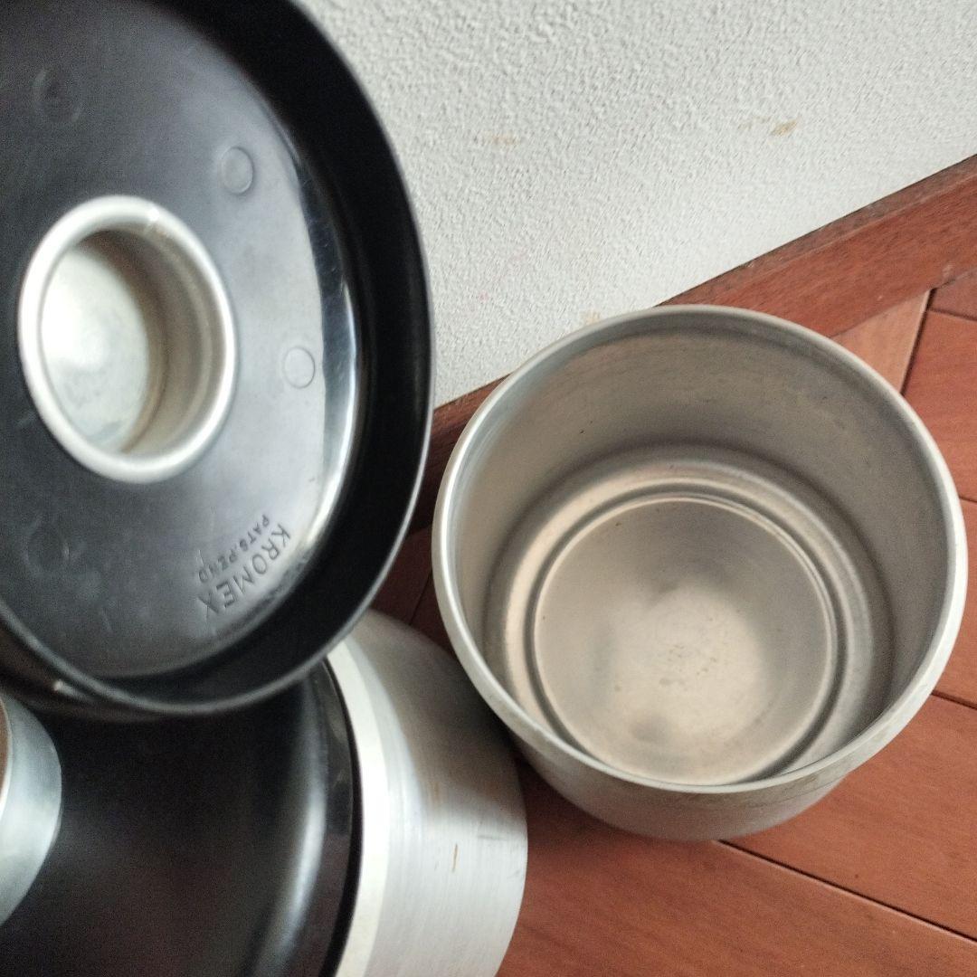 Kromex社製のキッチンキャニスターセット