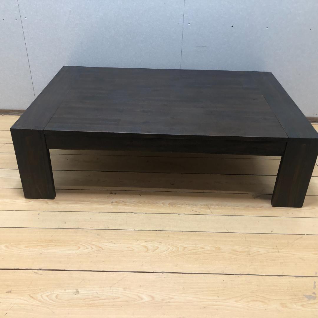 送料無料 座卓 ローテーブル 4人 うづくり 和室 ビンテージ 88205