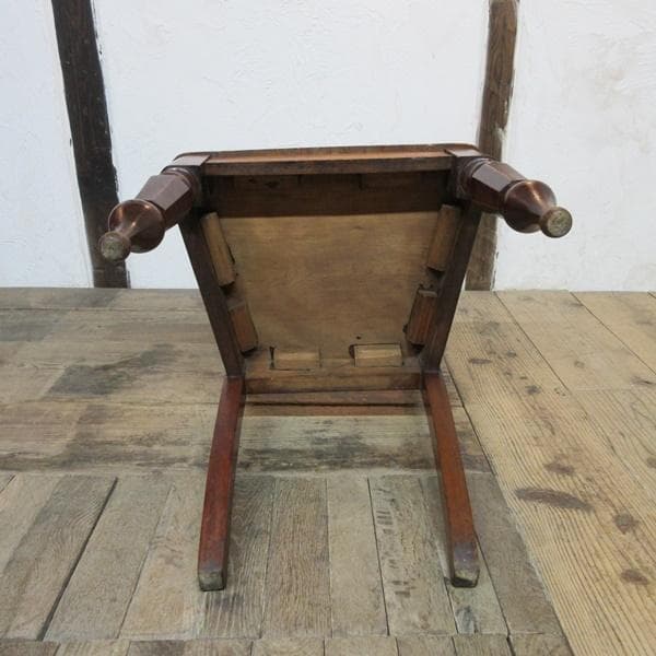 イギリス アンティーク 家具 ホールチェア マホガニー 椅子 イス 4367e