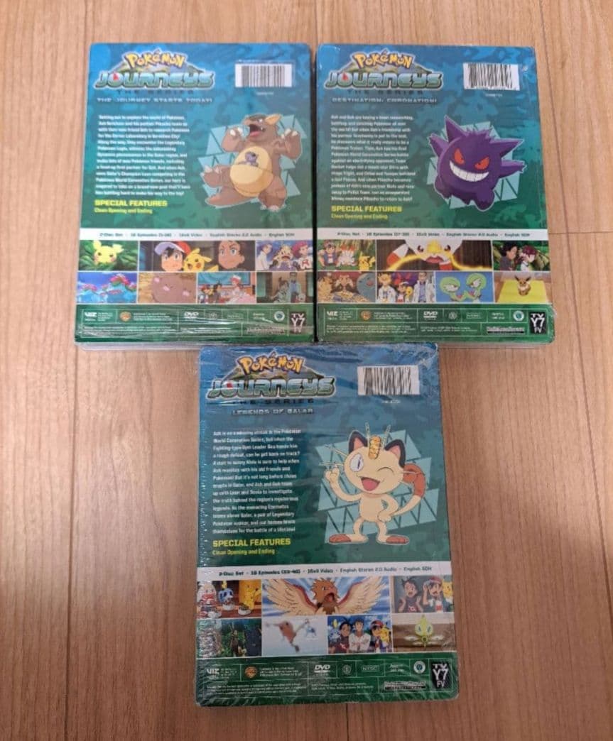 [北米版DVD] ポケモン ジャーニーズ The Series 3セット