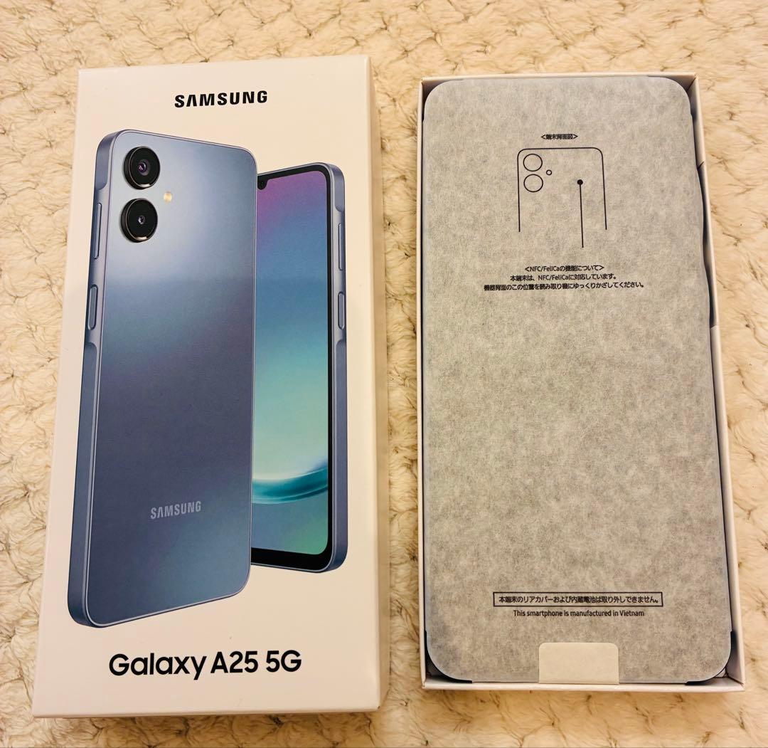 Samsung Galaxy A25 5G 64GB Blue フィルム付