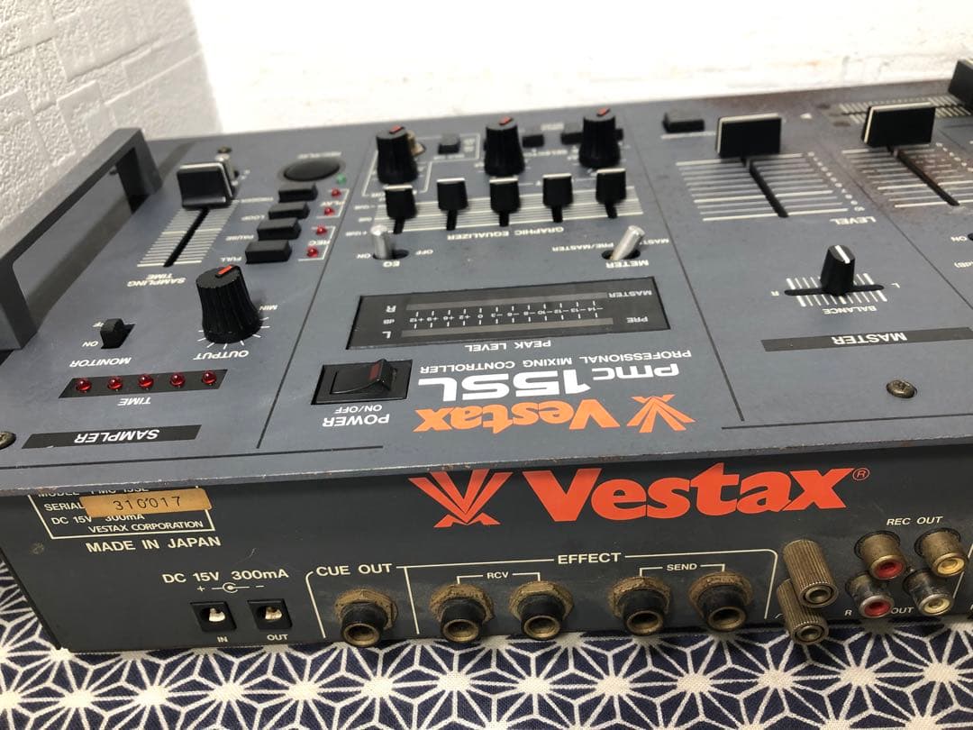 VESTAX ベスタクス　PMC15SL PMC-15SL フェーダーメンテ