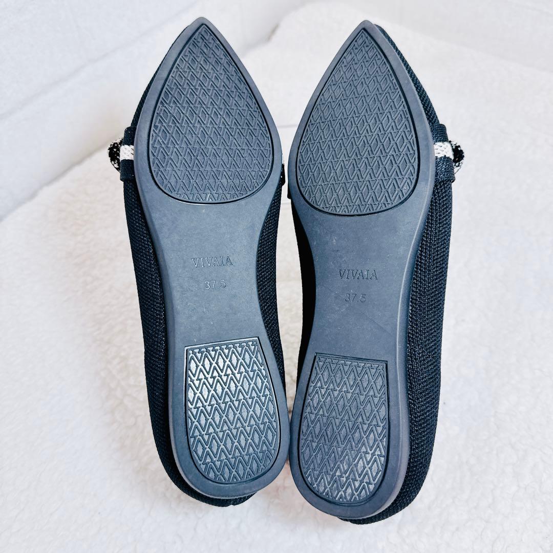 ✨未使用品✨現行✨VIVAIA Michelle ブラック 37.5 リボン付き