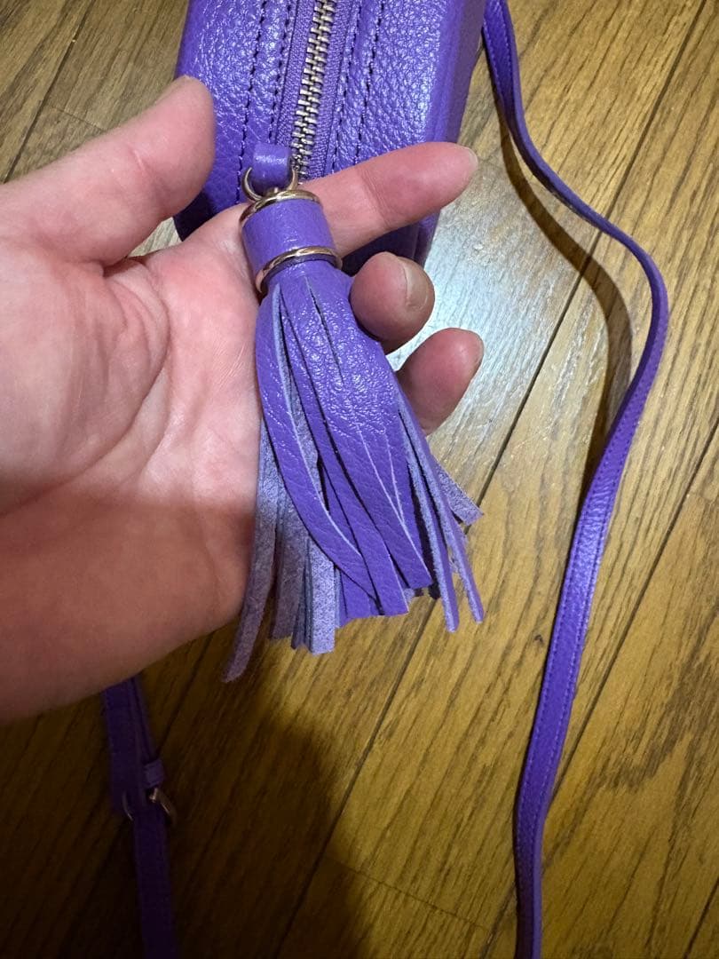 最終お値下げ 土屋鞄　【超美品】現行品　クラルテ コンパクトショルダー パープル