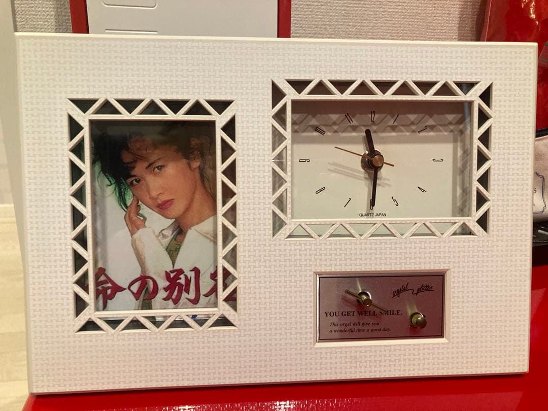 中島みゆき 糸　オルゴール・写真立て付き時計