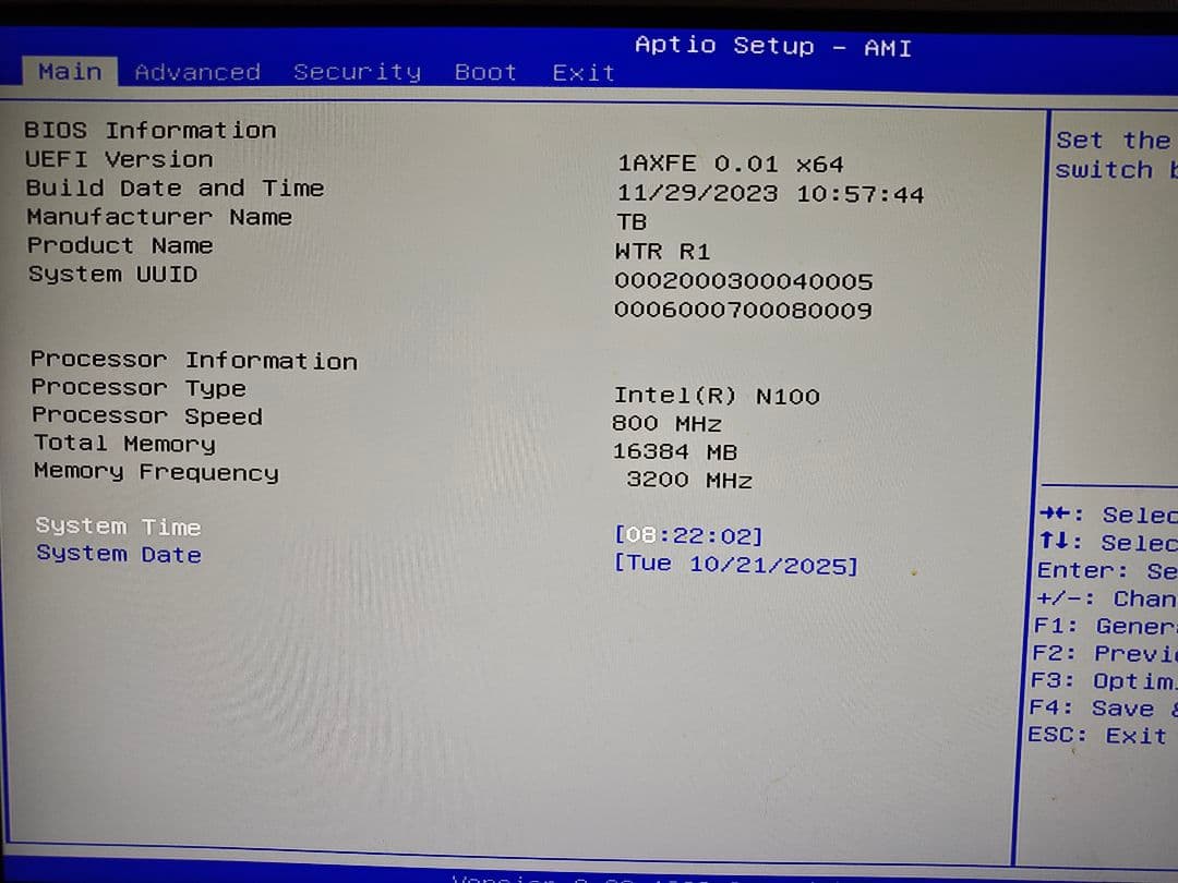 Aoostar R1 N100 T-bao ミニPC NAS 2ベイ メモリ付