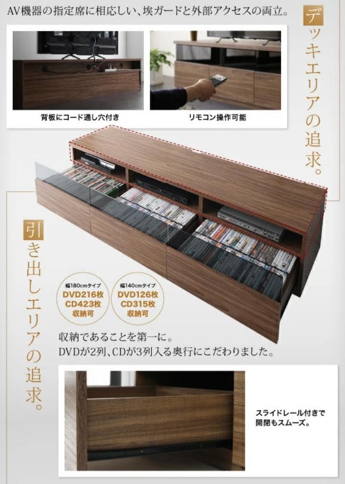 【限定2/6まで】キャビネットが選べるテレビボードシリーズ add9 W140