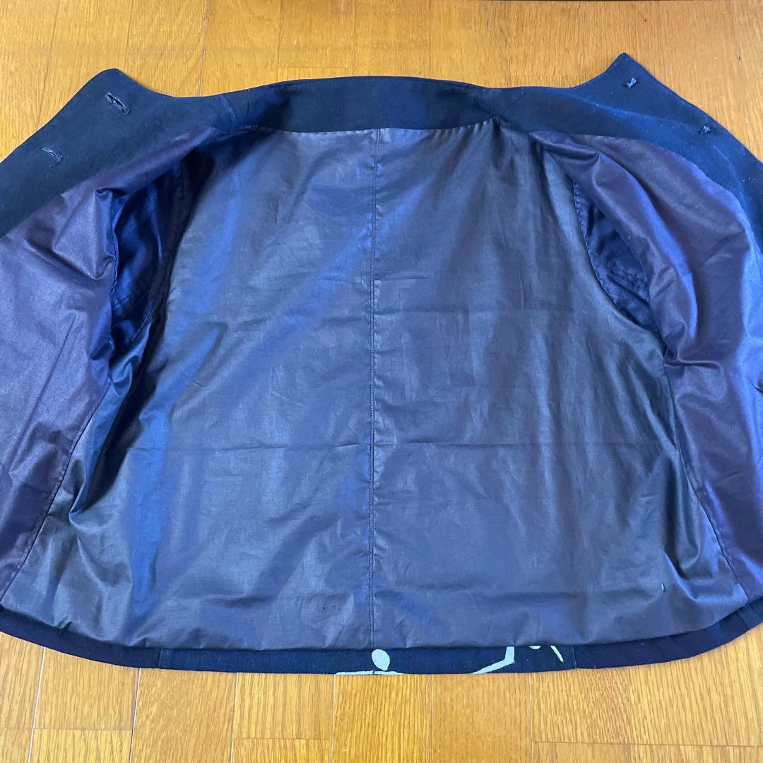 古布藍染ボトルネックジャケット